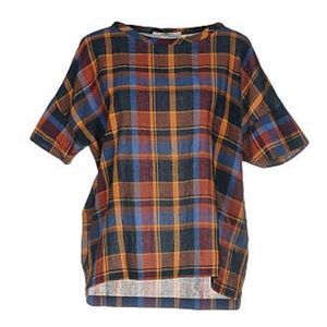 Pomandere Plaid Tee Blouse